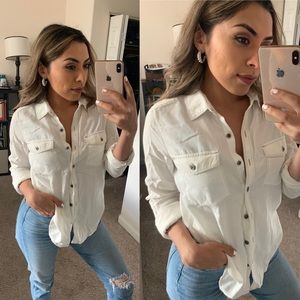 Nordstrom Tops - White button up Nordstrom Tops - White button up